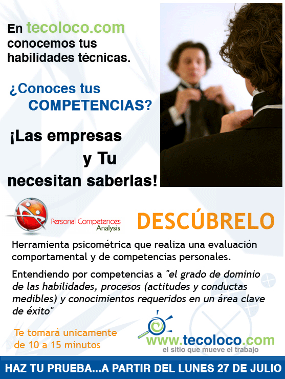 DESCUBRE TUS COMPETENCIAS